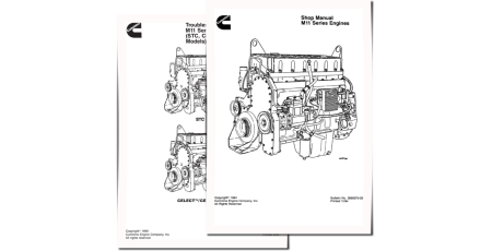 M11 Series CELECT, CELECT PLUS and STC Diesel Engines set of Service Manuals (cum-M11)