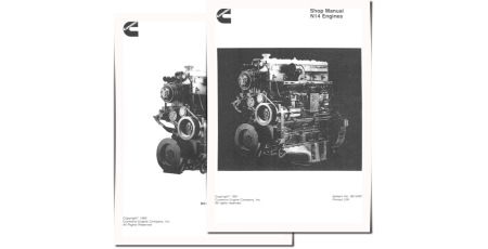 N14 Diesel Engines set of Service Manuals (cum-N14)