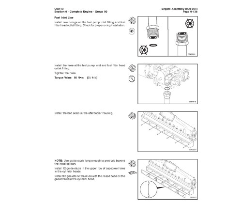 Cummins QSK19 Diesel Engines set of Service Manuals