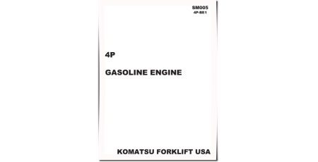 Toyota 4P Gasoline Engines Workshop Manual (4P-BE1_SM005)