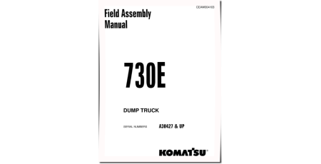 730E (SN from A30427) Electric Dump Trucks (USA) Operate and Maintenance manual (CEAW004103)