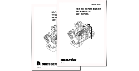 KDC614 Diesel Engines (USA) set of Service Manuals (CEBD614)