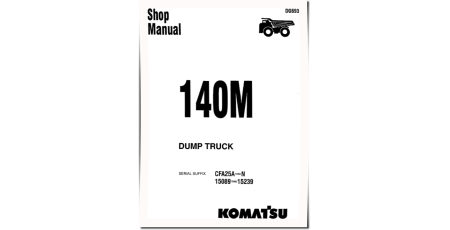 140M (SN: 15089-15239) and Haulpak 140M (SN: CFA25-A..CFA25-N) Rigid Dump Trucks (USA) Workshop Manual (DG693)
