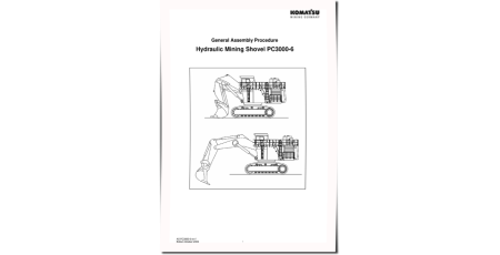 PC3000-6 Crawler Excavators (Germany) Field Assembly Manual (FAMPC3000-07)