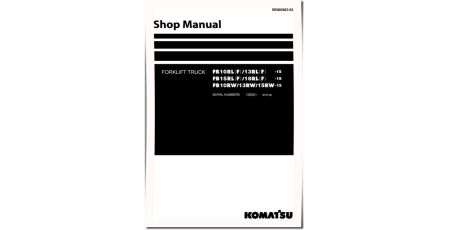 FB10RL/RLF/RW-15, FB13RL/RLF/RW-15, FB15RL/RLF/RW-15, FB18RL/RLF-15 Reach Trucks Workshop Manual (SEN05963-03)