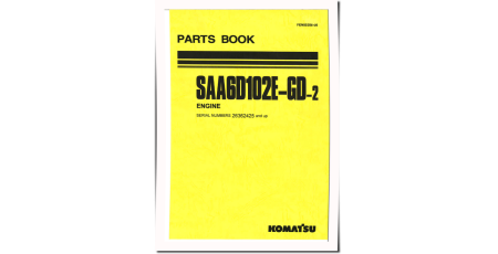SAA6D102E-GD-2 (SN from 26362425) Diesel Engines Parts Catalog (FEN00388-00)
