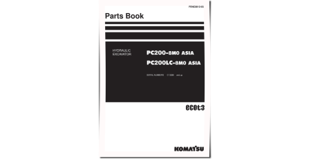 PC200-8M0, PC200LC-8M0 (SN:C13286-) Crawler Excavators; SAA6D107E-1N Diesel Engines (Asia) Parts Catalog (FENC0012-03)