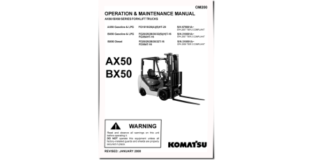 FG15/18/20(A)(S)HT-20,FG20/25/28/30/32(S)(H)T,FG35AHT,FD20/25/28/30/32T,FD35AT-16 Lift Truck Operate&Maintenance manual (OM200)