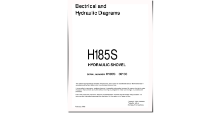(Demag) H185S (SN: 6108) Hydraulic Shovels (Germany) Wiring Diagram (H185S06108W)