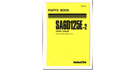 SA6D125E-2 (SN from 84341) Diesel Engines Parts Catalog (PEPB054301)