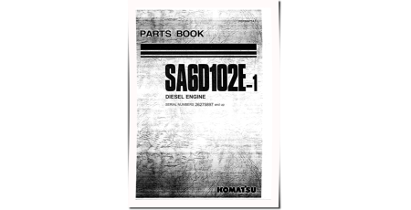 SA6D102E-1 (SN from 26275897) Diesel Engines Parts Catalog (PEPB0677A1)