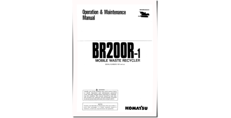 BR200R-1 (SN from 01001) Mobile Crushers (Waste Recycler) Operate and Maintenance manual (SEAM006500)