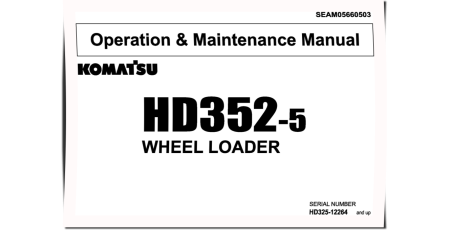 HD325-5 (SN: 02264-02440) Rigid Dump Trucks (Japan) Operate and Maintenance manual (SEAM05660503)