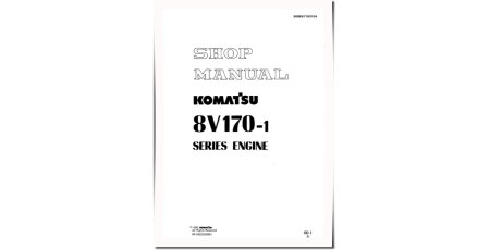 SA8V170-1 Diesel Engines (Japan) Workshop Manual (SEBD61700104)