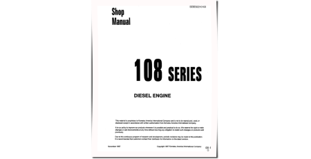 S6D108-1 and SA6D108-1 Diesel Engines (Japan) Workshop Manual (SEBD62210103)