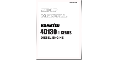 4D130-1 Diesel Engines Workshop Manual (SEBE6114Z00)