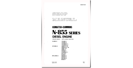 N-855-C, NT-855-C and NTA-855-C Diesel Engines (Cummins) Workshop Manual (SEBE6710A03)