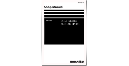 SAA4D95LE-5 Diesel Engines (KOHAG SPEC) Workshop Manual (SEN04357-00)