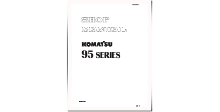4D95LWE-5 and S4D95LWE-5 Diesel Engines (Germany) Workshop Manual (SEN04408-00)