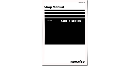 SAA6D140E-6 Diesel Engines (Japan) Workshop Manual (SEN05641-02)