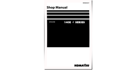 SAA6D140E-7 Diesel Engines Workshop Manual (SEN06498-07)