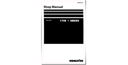 SAA6D170E-7 Diesel Engines Workshop Manual (SEN06580-01)