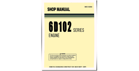 SA6D102E-1 and SAA6D102E-2 Diesel Engines Workshop Manual (SMEE1020K0)