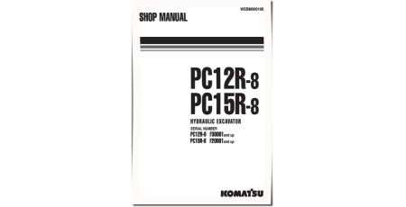 PC12R-8 (SN: F30001-31604) and PC15R-8 (SN: F20001-21802) Crawler Excavators (Italy) Workshop Manual (WEBM000100)