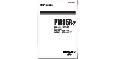 PW95R-2 Wheeled Excavators (Italy) Workshop Manual (WEBM001802)