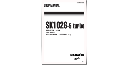 SK1026-5 turbo (SN from 37CTF50001) Skid Steer Loaders (Italy) Workshop Manual (WEBM006000)