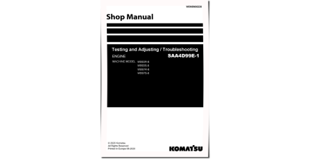 SAA4D99E-1 Diesel Engines Workshop Manual (WENBM00220)