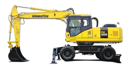 PW200-7KA and PW220-7KA (SN: K40001-) Wheeled Excavators (UK) Operate and Maintenance manual (UEAM002501)