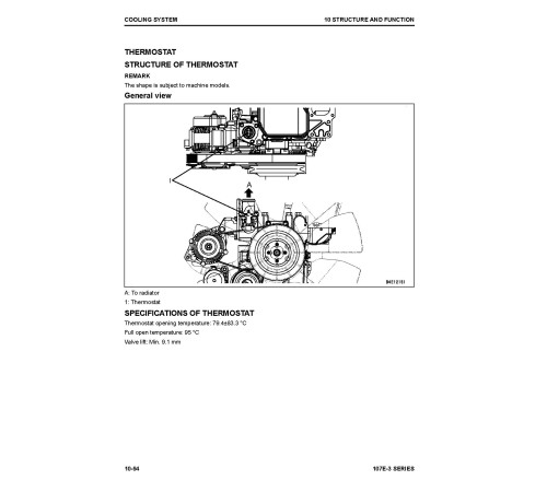 Komatsu SAA4D107E-3 Diesel Engines (Applicable to FH100/120/135/160-1 Forklift Trucks) Workshop Manual (4D107E.3_SEN06655-00) Komatsu SAA4D107E-3 Diesel Engines (Applicable to FH100/120/135/160-1 Forklift Trucks) Workshop Manual (4D107E.3_SEN06655-00)