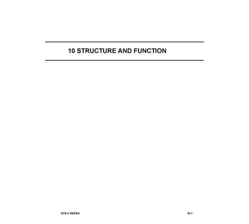 Komatsu SAA4D107E-3 Diesel Engines (Applicable to FH100/120/135/160-1 Forklift Trucks) Workshop Manual (4D107E.3_SEN06655-00) Komatsu SAA4D107E-3 Diesel Engines (Applicable to FH100/120/135/160-1 Forklift Trucks) Workshop Manual (4D107E.3_SEN06655-00)