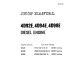 Komatsu 4D92E, 4D94E, 4D98E Diesel Engines (Applicable to FD20..30(H)-12, FD10..18-16 Forklift Trucks) Workshop Manual (4D94E-BE2)