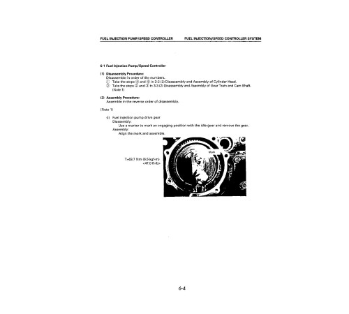 Komatsu 4D94LE Diesel Engines (Applicable for FD20/25/28/30/32/35-16 Forklift Trucks) Repair Manual (4D94LE-BE1_SM197) Komatsu 4D94LE Diesel Engines (Applicable for FD20/25/28/30/32/35-16 Forklift Trucks) Repair Manual (4D94LE-BE1_SM197)