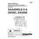 Komatsu SAA4D95LE-5-A Diesel Engines (applcable for FD40ZTU..50ATU-10 forklift trucks) Service Manual (4D95LE-BE3_SM204)