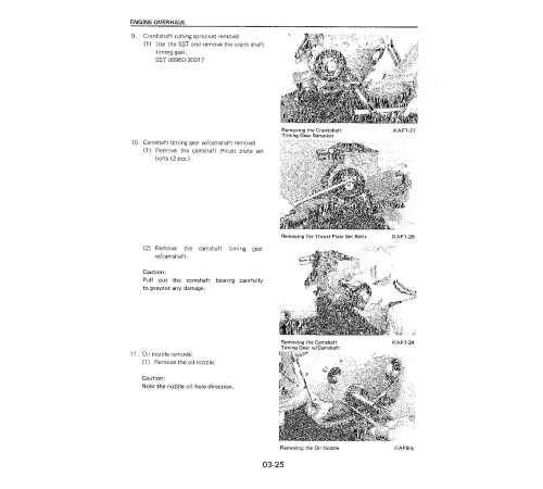 Komatsu Toyota 4P Gasoline Engines (Applicable for FG10..18D/N-15, FG15-15 Gasoline Forklift Trucks) Workshop Manual (4P(ZA)-BE1)