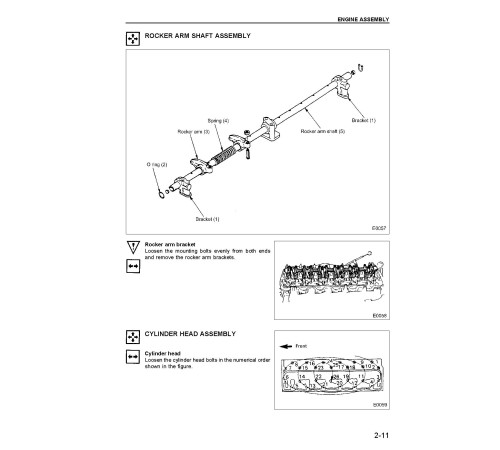 Komatsu (Isuzu) 6BG1, 6BG1T Diesel Engines (app.to FD100/115/135/150/160E/180/200Z-6,FD150/180/200Z-5 Forklift) Shop Manual (6BG1T-BE2) Komatsu (Isuzu) 6BG1, 6BG1T Diesel Engines (app.to FD100/115/135/150/160E/180/200Z-6,FD150/180/200Z-5 Forklift) Shop Manual (6BG1T-BE2)