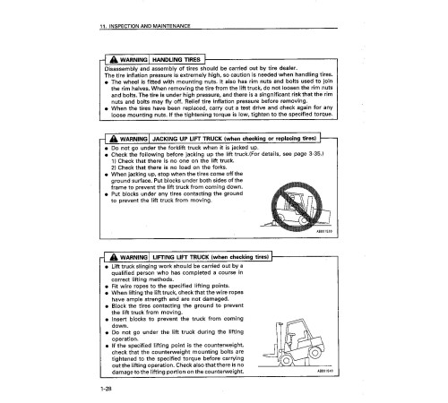 Komatsu FD100-6, FD115-6, FD135-6, FD150E-6, FD160E-6 Diesel Forklift Trucks Operate and Maintenance manual (AEE06E1-01) Komatsu FD100-6, FD115-6, FD135-6, FD150E-6, FD160E-6 Diesel Forklift Trucks Operate and Maintenance manual (AEE06E1-01)
