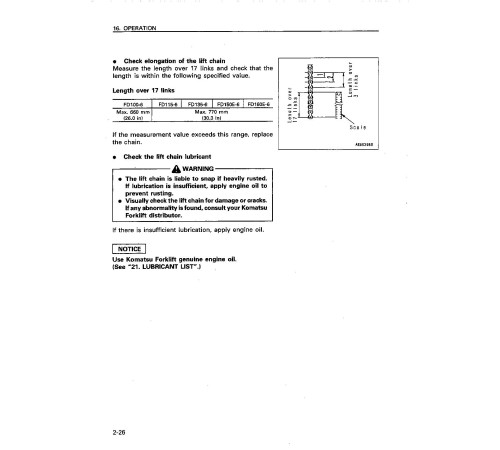 Komatsu FD100-6, FD115-6, FD135-6, FD150E-6, FD160E-6 Diesel Forklift Trucks Operate and Maintenance manual (AEE06E1-01) Komatsu FD100-6, FD115-6, FD135-6, FD150E-6, FD160E-6 Diesel Forklift Trucks Operate and Maintenance manual (AEE06E1-01)