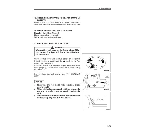 Komatsu FD100-7, FD115-7, FD135-7, FD150E-7, FD160E-7 (SN:6001-) Diesel Forklift Trucks Operate and Maintenance manual (AEE07E1-01) Komatsu FD100-7, FD115-7, FD135-7, FD150E-7, FD160E-7 (SN:6001-) Diesel Forklift Trucks Operate and Maintenance manual (AEE07E1-01)