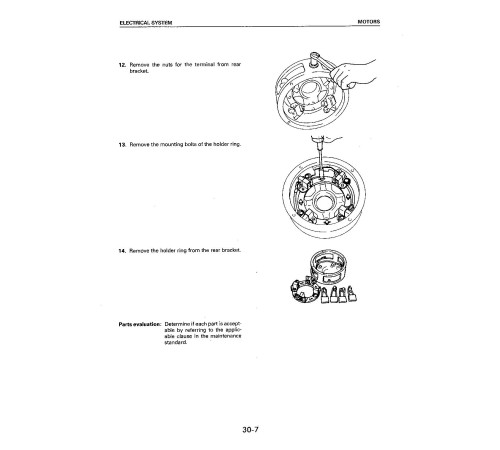 Komatsu FB10EX-7,FB14EX-7, FB15EX(G)-7,FB18EX(G)-7, FB20EX(G)-5, FB25EX(G)-5, FB30EX-5 Electric Forklift Truck Shop Manual (BBB05E2-01) Komatsu FB10EX-7,FB14EX-7, FB15EX(G)-7,FB18EX(G)-7, FB20EX(G)-5, FB25EX(G)-5, FB30EX-5 Electric Forklift Truck Shop Manual (BBB05E2-01)