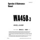 Komatsu WA450-3-L (SN from A30001) 4WD Wheeled Loaders (Japan) Operate and Maintenance manual (CEAD000201)