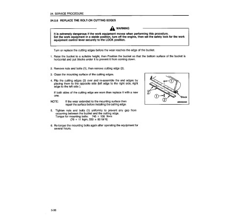 Komatsu WA450-3-L (SN from A30001) 4WD Wheeled Loaders (Japan) Operate and Maintenance manual (CEAD000201) Komatsu WA450-3-L (SN from A30001) 4WD Wheeled Loaders (Japan) Operate and Maintenance manual (CEAD000201)