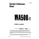 Komatsu WA500-1-LE (SN from A61001) 4WD Wheeled Loaders (Japan) Operate and Maintenance manual (CEAM000300)