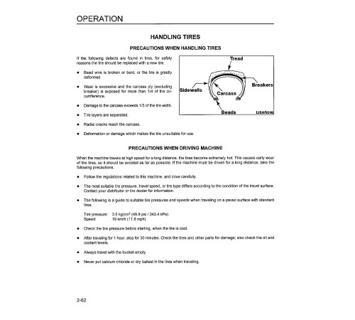 Komatsu WA500-1-LE (SN from A61001) 4WD Wheeled Loaders (Japan) Operate and Maintenance manual (CEAM000300) Komatsu WA500-1-LE (SN from A61001) 4WD Wheeled Loaders (Japan) Operate and Maintenance manual (CEAM000300)