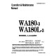Komatsu WA180-3-L and WA180L-3 4WD Wheeled Loaders (Japan) Operate and Maintenance manual (CEAD001301)