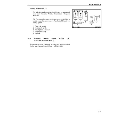 Komatsu GD750A-1 (SN from 7001) Motor Graders (USA) Operate and Maintenance manual (CEAD002402) Komatsu GD750A-1 (SN from 7001) Motor Graders (USA) Operate and Maintenance manual (CEAD002402)
