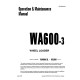 Komatsu WA600-3-L (SN from A52001) 4WD Wheeled Loaders (USA) Operate and Maintenance manual (CEAD003001)
